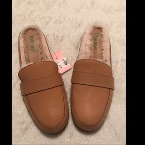 True ivy loafers with warm fuzzy inner lining